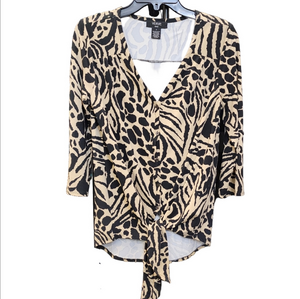 VERVE AMI LEOPARD TOP